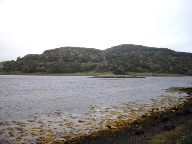 Loch Feochan The Island in the loch is Eilean Ruisg