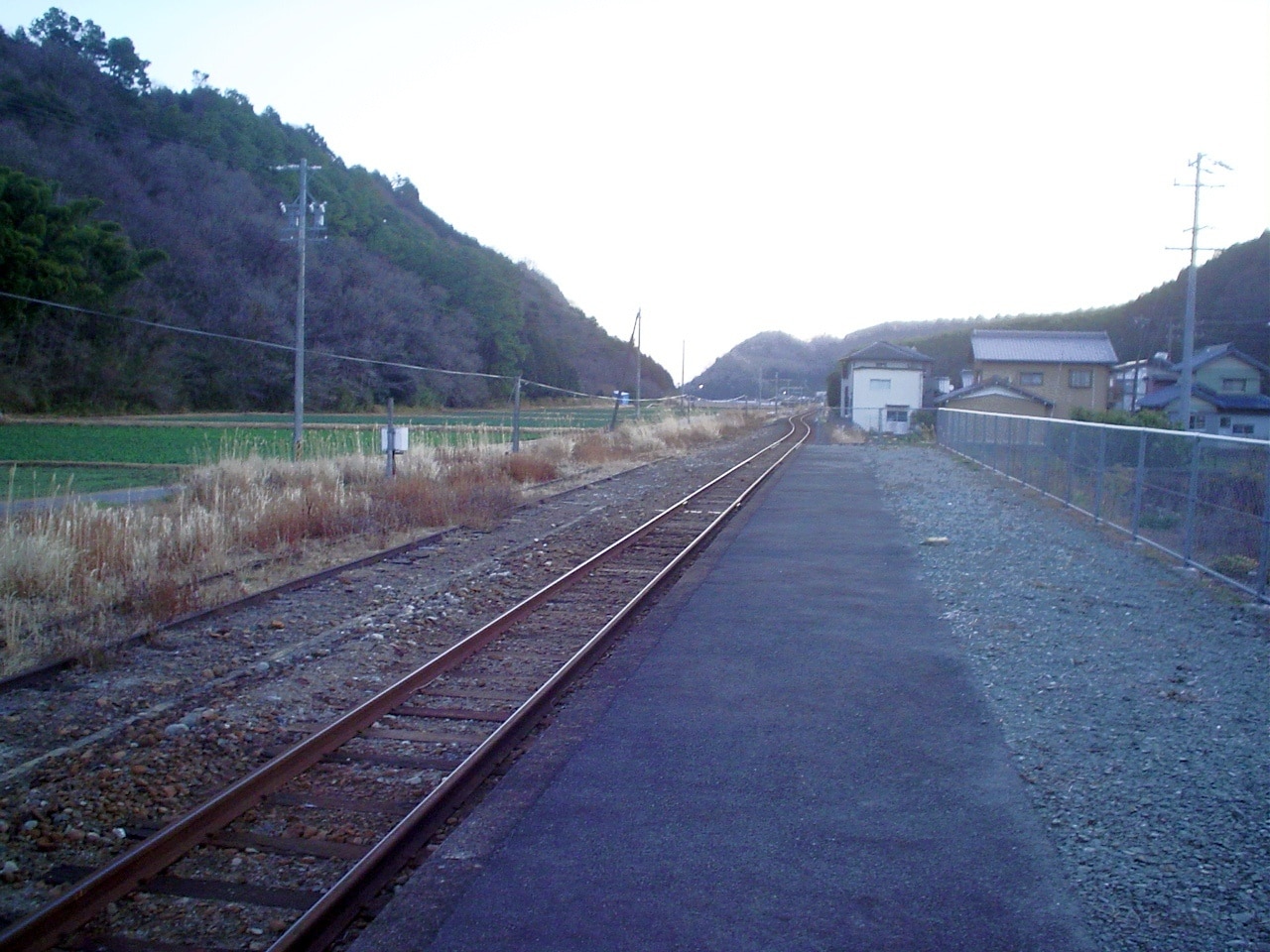 Isegi Station in Mie pref, japan. View for Matsusaka station.