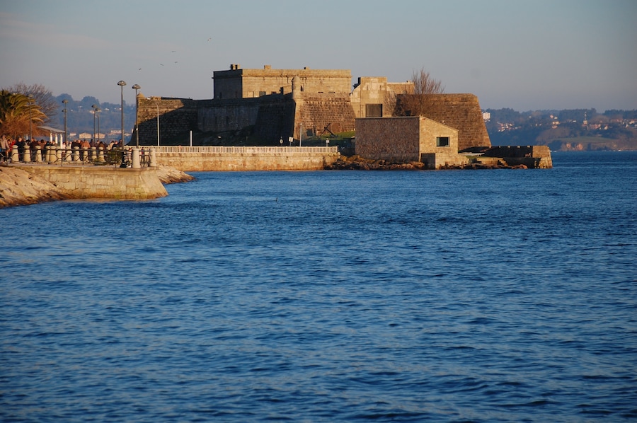 Castelo de Santo Antón na Coruña.