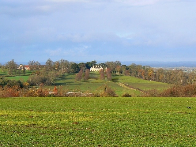 Hannington Hall, Hannington, Swindon (2) Taken from the Highworth cemetery 1.7 kilometres south-east, this image shows the 17th century Grade II* listed country house in its imposing position on the edge of the village of Hannington. More about the village and the house here http://www.swindon.gov.uk/hannington-3.pdf