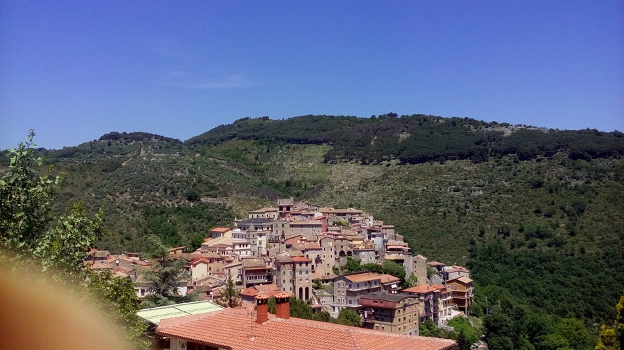 The town viewed from the "Colle" (the Hill)