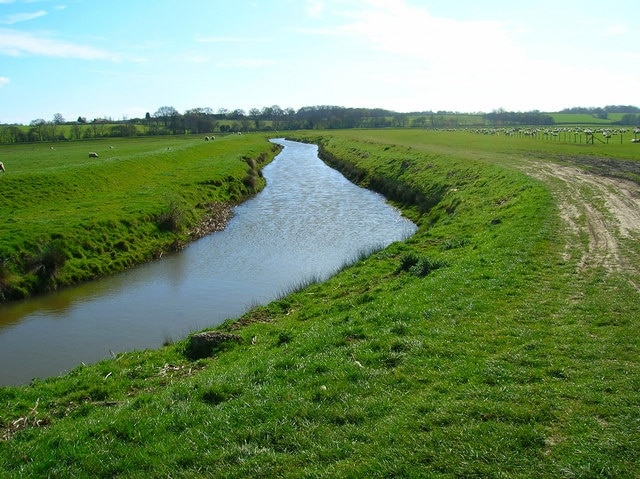 Bush Wall The raised bank on the left of the sewer is a surviving part of a great medieval sea wall constructed in 1332 to prevent flooding in the Wittersham Levels by both fresh and tidal waters. Known then as the Knelle Dam it ensured the Rother would head north around the Isle of Oxney. It remained in use until 1635 when it was intentionally breached to allow the Rother to run south. Part of the dam now carries the road through Potman's Heath whilst the rest has been reworked into the current defences.