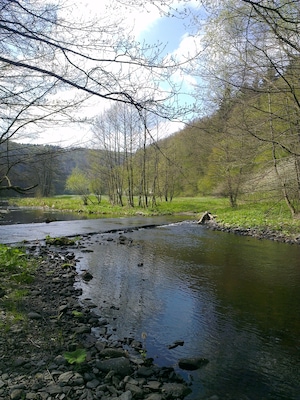 Altenbrak (Landkreis Harz, Sachsen-Anhalt) Bode mit Furt zwischen Altenbrak und Wendefurth