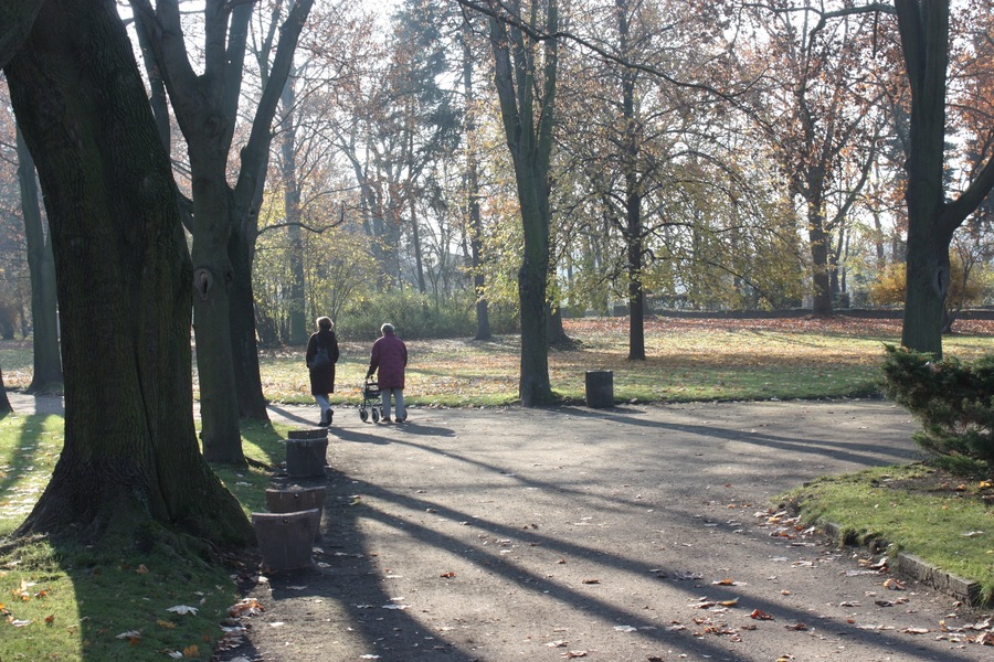 Bad Dürrenberg, autumn in the spa park
