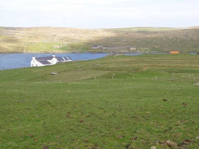 Scutta Voe The head of Scutta Voe as seen from Gruting.