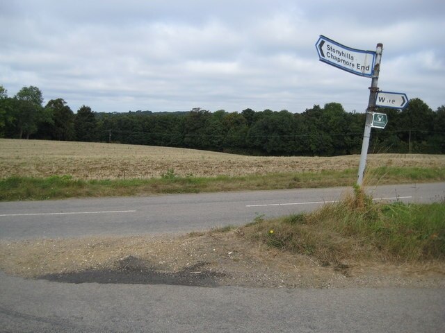 "Sacombe"-foto av Nigel Cox (CC BY-SA) / Urklipp från original