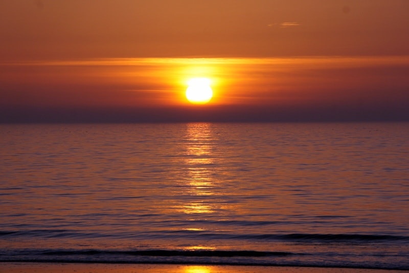 500px provided description: The sun says goodbye today with a veil. [#sunset ,#Sylt ,#andylippner]