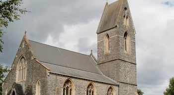 St Dochdwy's Church, Llandough Viewed from Llandough Hill