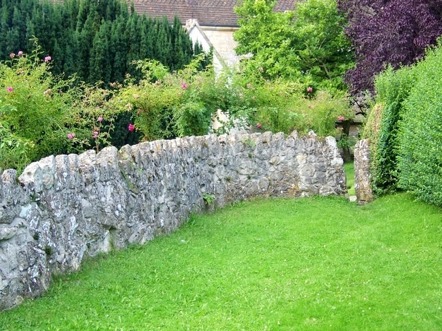 Squeeze stile, Woodborough A squeeze stile found in the wall of the churchyard.