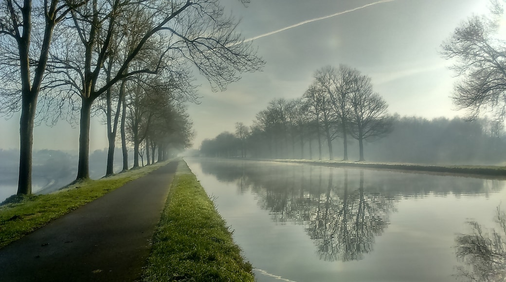 Centrumkanaal, La Louviere, Henegouwen (provincie), Wallonië, België