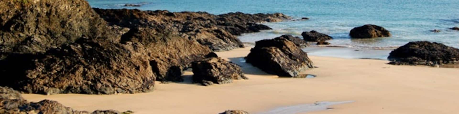 Playa Harlyn Bay, Padstow, Inglaterra, Reino Unido