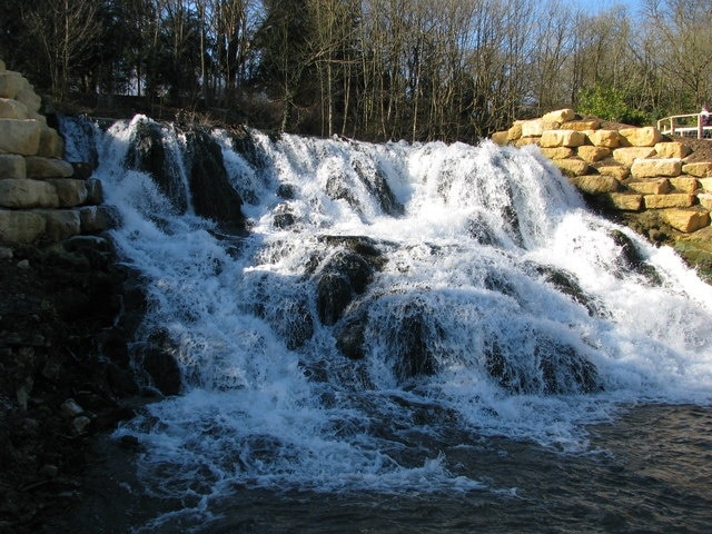 The cascade at Blenheim Palace