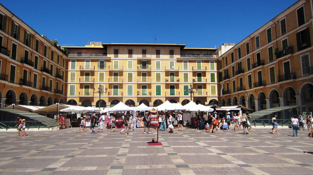 Plaza Mayor de Palma, Palma de Mallorca, Balearic Islands, Spain