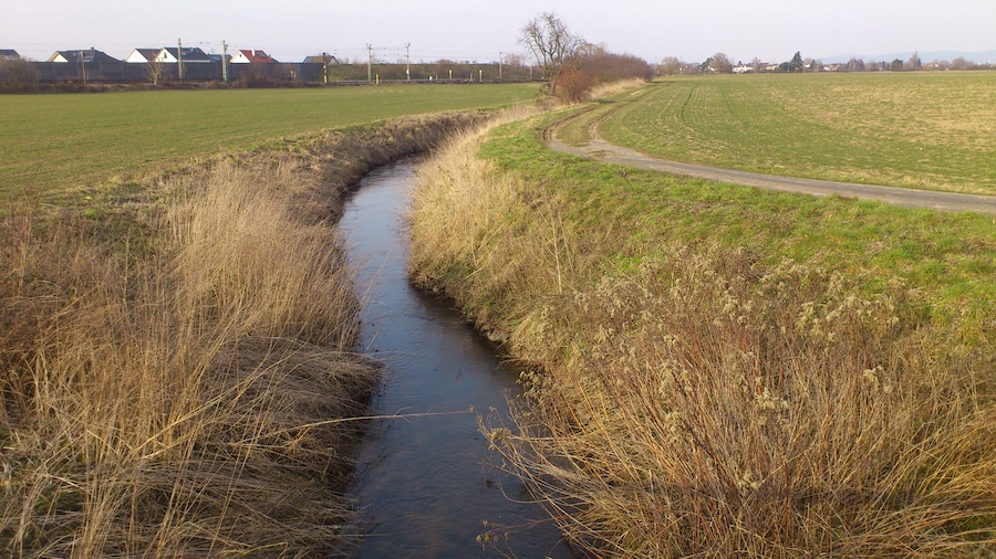 Der Ohlebach bei Hergershausen