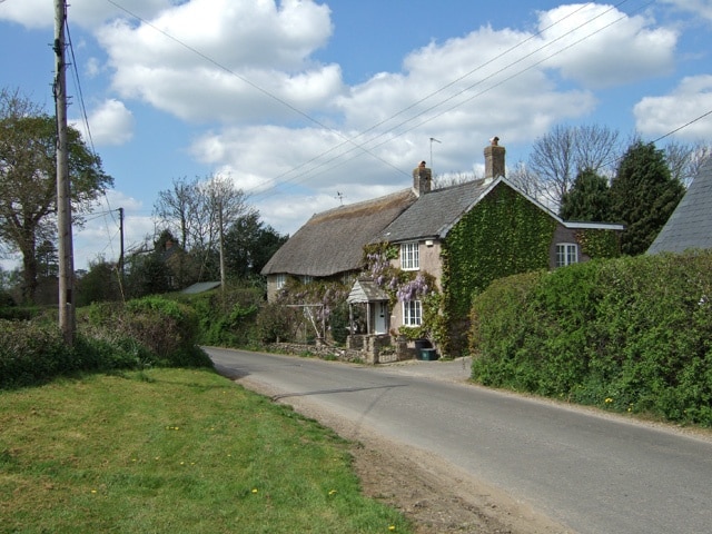 Chetnole Cottage View is from the southern approach to the village from Hell Corner.