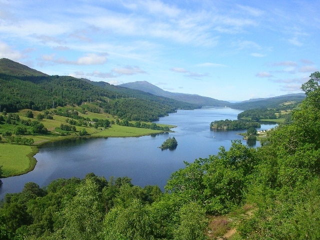 The 'Queen's View', Loch Tummel.