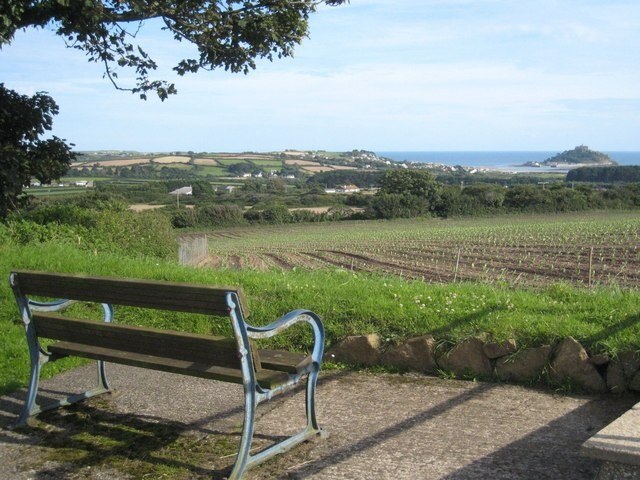 Seat with a view A welcome resting place on the hill up to Ludgvan Churchtown.