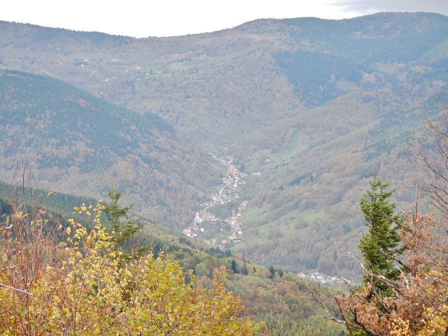 View to Linthal from Ruine de Hohrupf