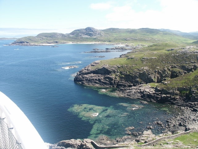 View from the top of Ardnamurchan Light house