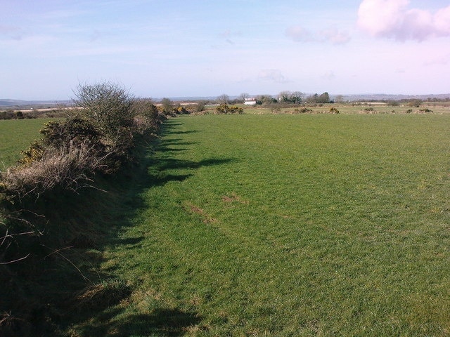 Mount Pleasant Pembrokeshire Open farmland on top of a windy hill.