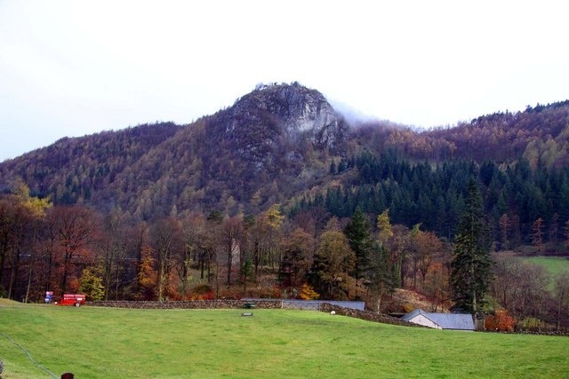 Looking across the Valve Houses to Raven Crag