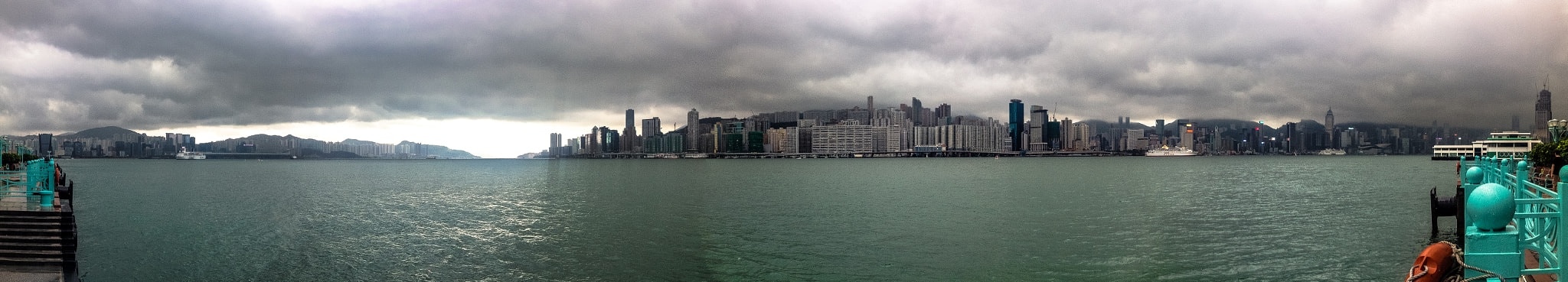 500px provided description: Pano [#sea ,#sunset ,#water ,#sun ,#clouds ,#panorama ,#2016 ,#Hong Kong ,#June ,#Hong Kong Island]