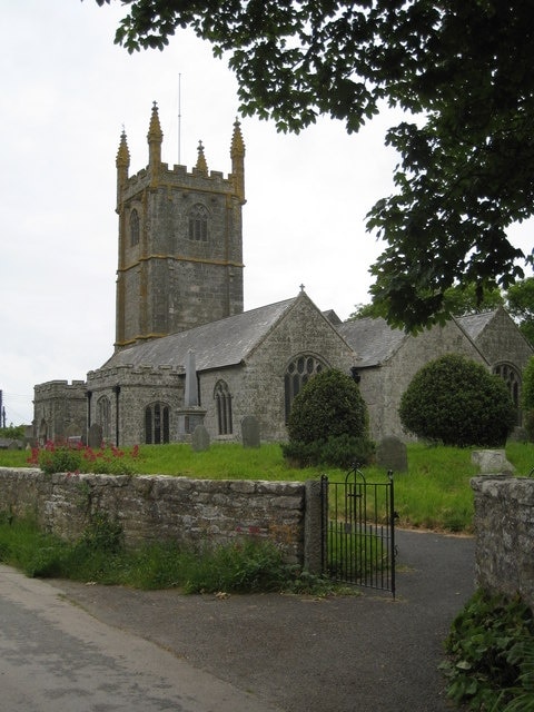 St Breaca Church Breage This 15th Century church contains remarkable medieval wall paintings.