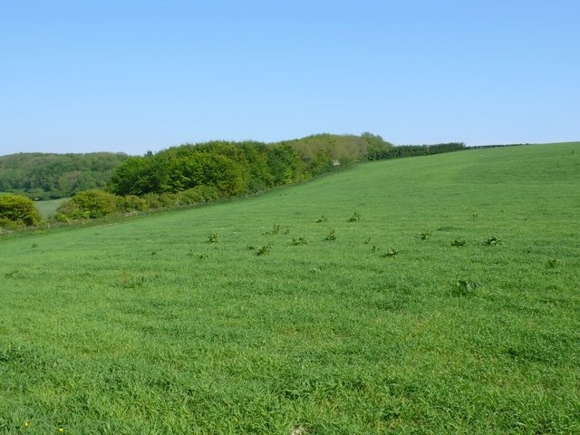 Church Hill A view of the western end of Church Hill from just south of Bookham.