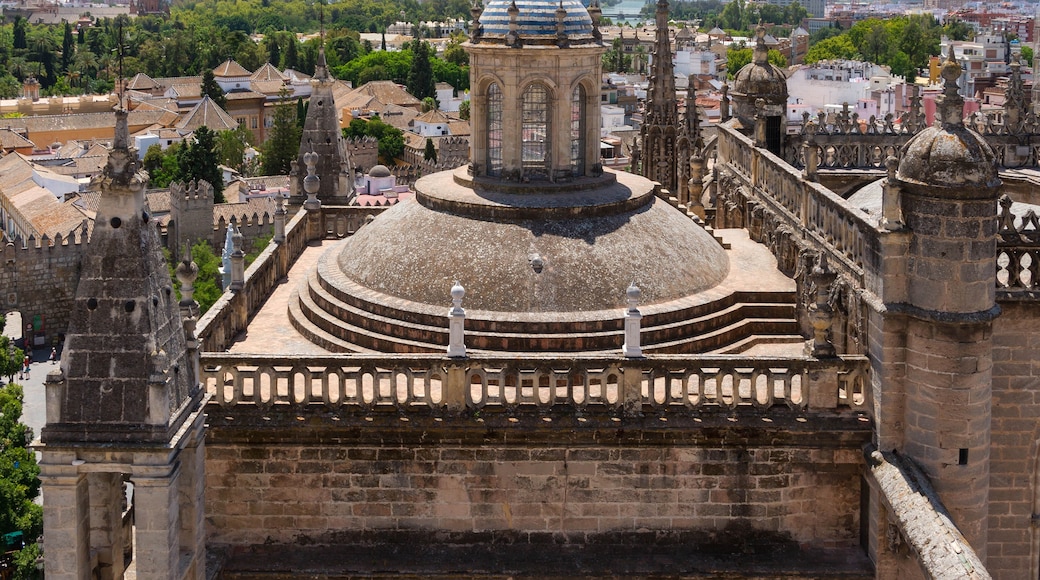 A pinnacle, seen from the "Giralda", cathedral of Seville, Spain.