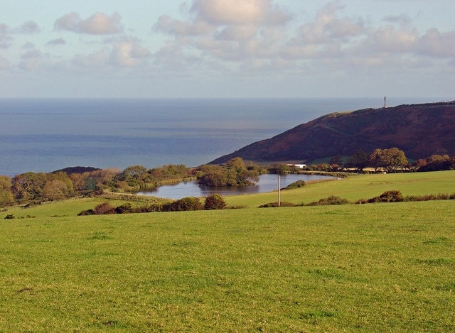 Pond near Pantygenau, Penbryn: somewhat sunnier day