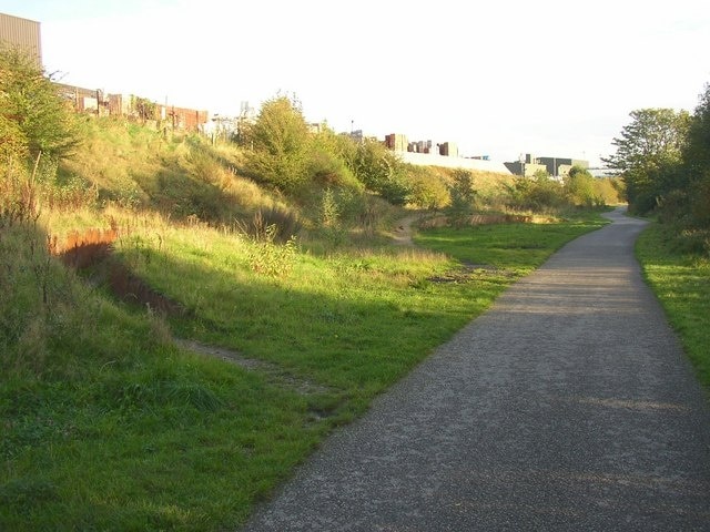 The arcs, Spen Valley Greenway, Heckmondwike If cyclists are bored with the easy route up and down the greenway, they can try these narrow arcs, one in cutting and one high up.