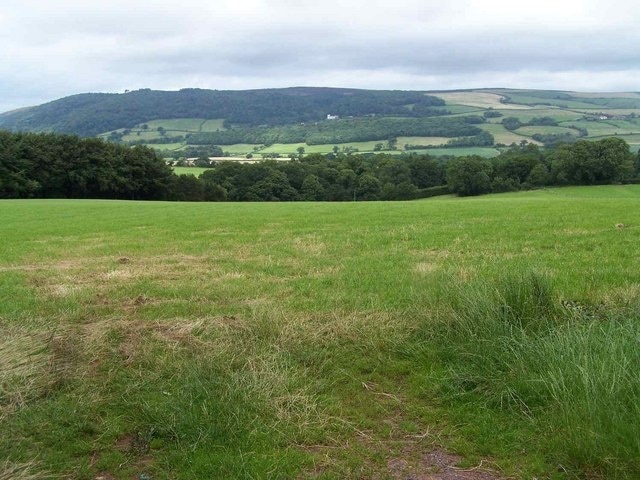 View From Near Holt Ball The white building on the hill in the distance is Selworthy Church