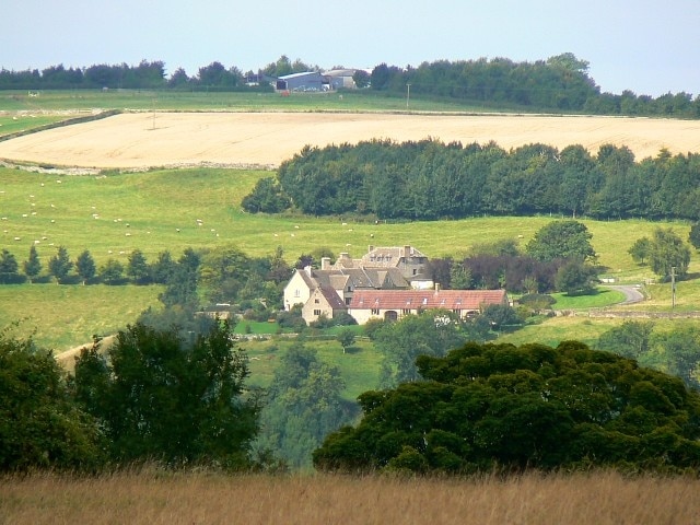 Bownhill Farm, near Woodchester, Gloucestershire Viewed facing north-west from Minchinhampton Common