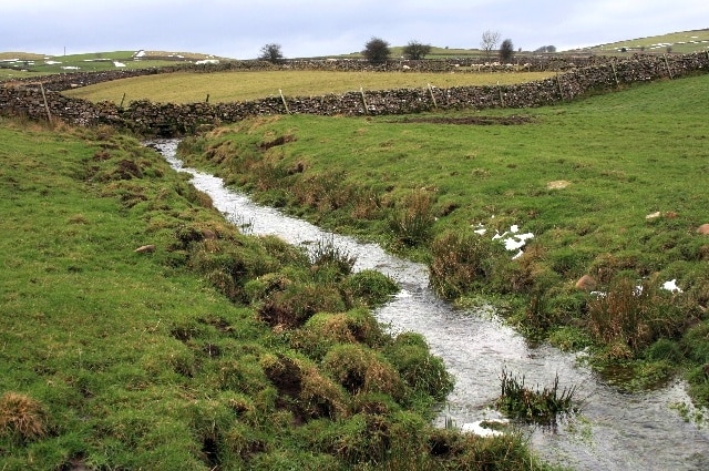 Wild Sike A small stream near Crook Bank Lane.