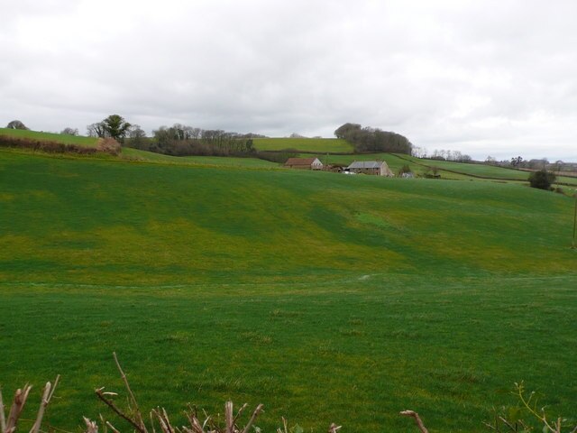 Bluntsmoor Farm Mosterton Dorset The farm lies in the rolling hills of West Dorset. This was taken from The A3066 between Mosterton and Misterton