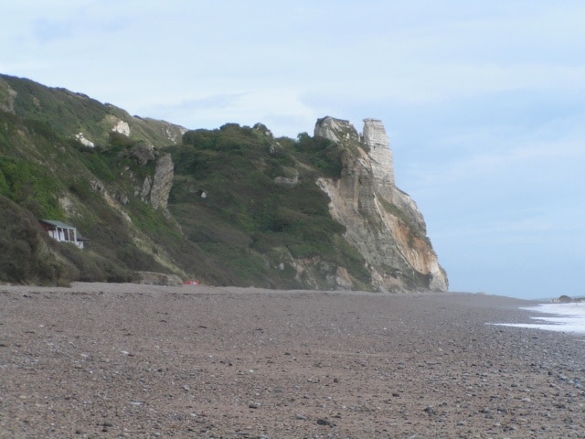 Cliffs east end of Branscombe beach