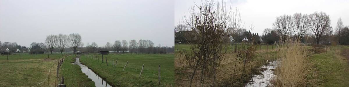 Photo "Laher Graben vor und nach der Naturalisierung" by Gustav195 (Creative Commons Attribution 3.0) / Cropped from original