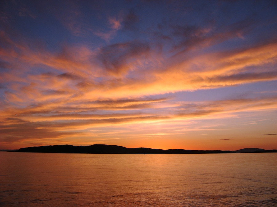 Wee Cumbrae sunset.4th July 2008