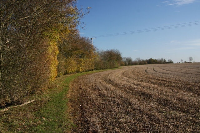 Foto "Great Ashfield" de Bob Jones (CC BY-SA) / Recortada do original