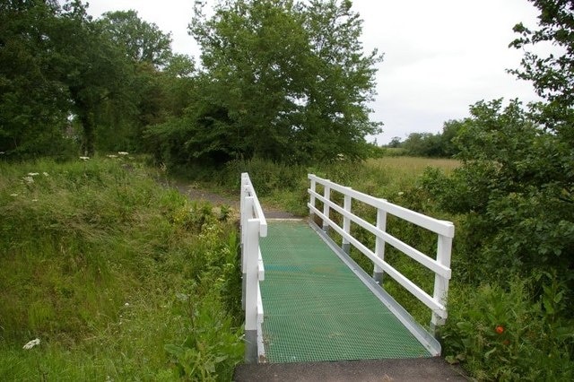 Bridge over a stream at Abbots Ripton, Cambridgeshire