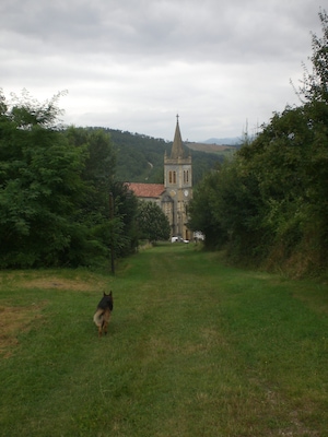 Baixant del Château de Montespan (agost 2008)