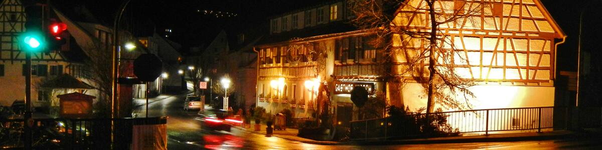 Photo "Hotel Restaurant Hirsch in Gosbach" by qwesy qwesy (Creative Commons Attribution 3.0) / Cropped from original
