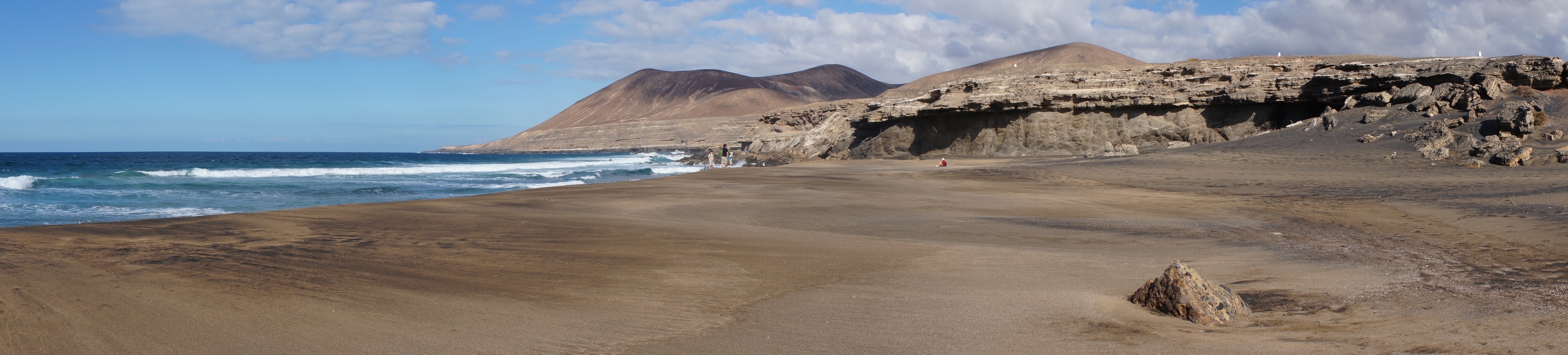 Panorama of Playa de la Solapa