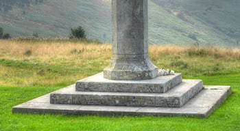A Catholic statue at Penrhys, Wales, replacing a Marian shrine destroyed during the Protestant Reformation.