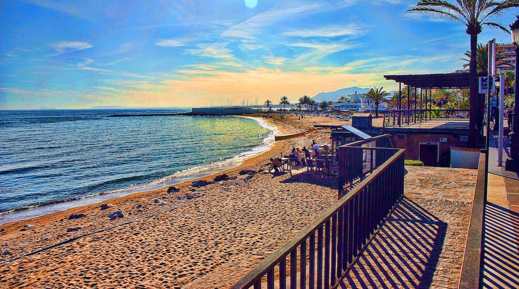 Playa el Pinillo, Marbella, Andalusië, Spanje