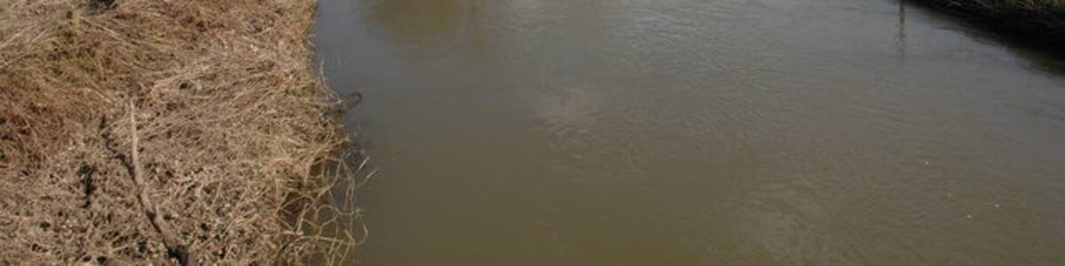 Photo "The river Arrow, Ivington The river Arrow viewed from the road bridge to the north of Ivington." by Philip Halling (Creative Commons Attribution-Share Alike 2.0) / Cropped from original