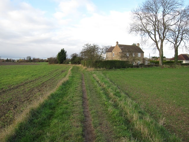 Bagsham House on the edge of West Row.