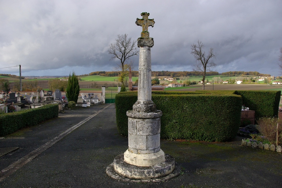 Cemetery cross, Saint-Séverin Charente, France
