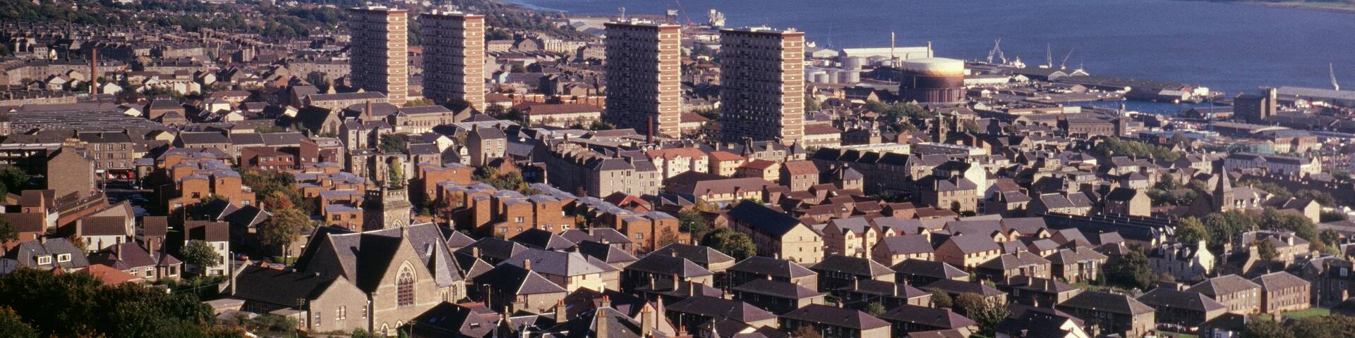South-East Dundee photographed from the Law.