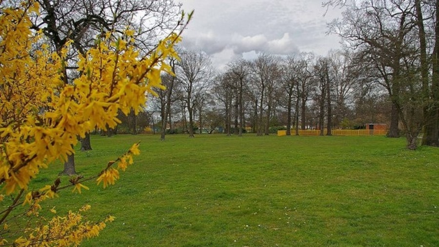 Photo "Dilkes Park Ockendon Looking from the Fairham Ave side of the park" by Glyn Baker (Creative Commons Attribution-Share Alike 2.0) / Cropped from original